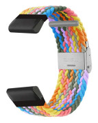 Flätat klockarmband Garmin Fenix 8 (51mm) - Light Rainbow
