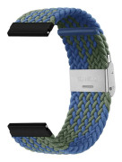 Flätat klockarmband Garmin Forerunner 265 - Blågrön