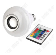 TD® Smart Bulb LED-fjärrkontroll Bluetooth Music Control Högtalare RGB Nattljus Lampa färgar kraft