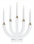 Eli Adventsljusstake Vit 47cm