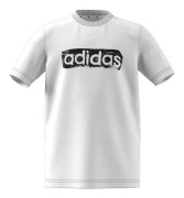 T-shirt med kortärm Barn Adidas B G T2 GN1472 Vit Bomull