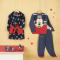 Mickey Mouse House Slippers Navy Blue
