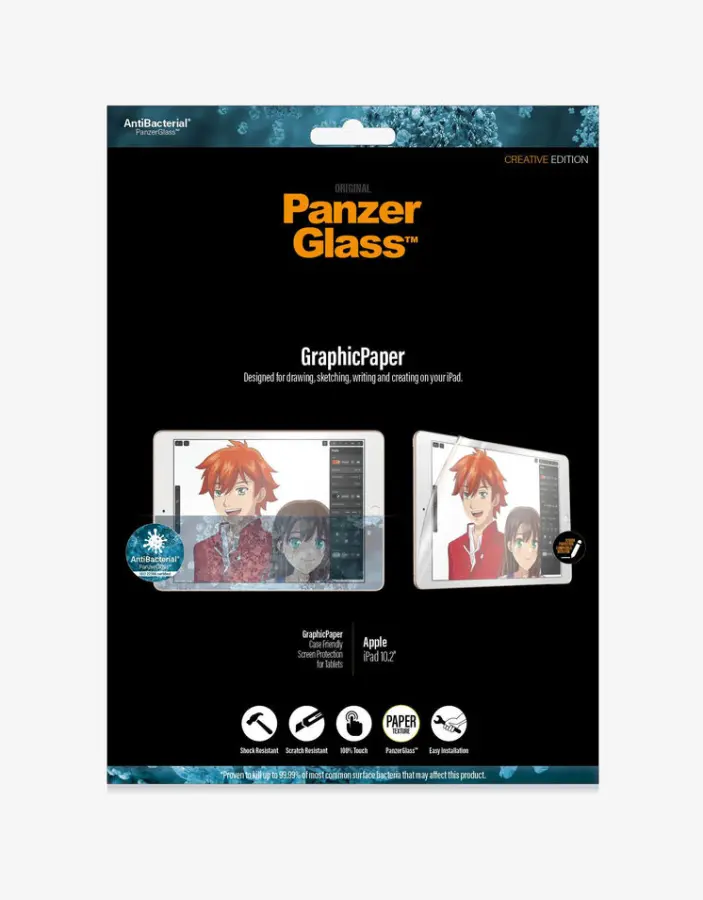 PanzerGlass iPad 10.2 (gen 7/8/9) Skärmskydd GraphicPaper