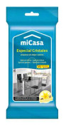Sterila rengöringsdukar (paket) Micasa Glasrengörare (15 uds)