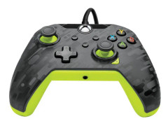PDP Wired Controller Xbox Series X Blue Carbon - Electric (Yellow) (Xbox Series X)