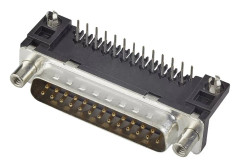 FCI D-SUB D25P13A4GX00LF D-Sub stiftlist 90 ° Antal poler: 25 Krets 1 st