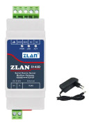 Din rail till ethernet-omvandlarserverenhet