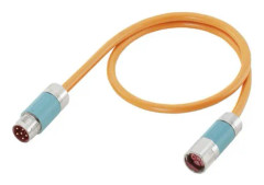 Siemens 6FX5002-5DX48-1BA0 Sensor-, aktuator-stik, M58 Stik, lige 10.00 m 1 stk
