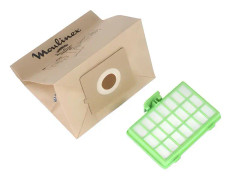  Moulinex Moulinex MT000101 Zelio Bags + Hepa Filter