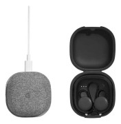 Google Pixel Buds-hörlurar med mikrofon trådlös Bluetooth-hörsnäcka bara svart