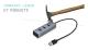 USB 3.0 Metal Passive HUB USB Hub - 4 porte - Grey