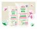 LOVE & GREEN Hypoallergen fyrkantig bomull - 100 % organisk bomull oblekt - 60 bomull
