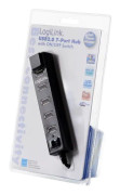 LogiLink USB 2.0 Hub 7-Port - Hubb - 7 x USB 2.0 - skrivbordsmodell