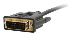  C2G - Videokabel - enkel länk - HDMI / DVI - DVI-D (hane) till HDMI (hane) - 1.5 m - dubbelt skärmad - svart