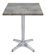 Komplett Bord Concrete storlek 70x70 cm, utemiljö