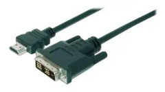  Digitus HDMI / DVI Anslutningskabel [1x HDMI hane - 1x DVI-hane 18+1 pol] 10 m Svart