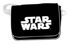 Star Wars Axelväska Logga i svart och vitt
