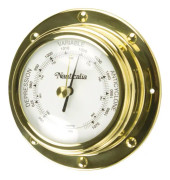 Barometer med mässingsnitar, 10cm