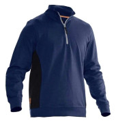 Jobman J5401-blau/schwarz-M Pullover Størrelse: M Mørkeblå, Sort