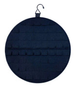 Örhängen Förvaring Organizer Väggmonterade Örhängen Display Rack Mörkblå 34.5x34.5 cm