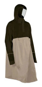 regnponcho cykling 900 neongul/svart