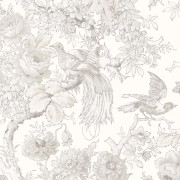 Laura Ashley - Non-woven tapet - Birtle - Grå - 10mx52cm