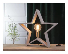 Star Trading - Bordsstjärna LYSeKIL 48cm Beige