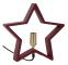 Star Trading - Bordsstjärna LYSeKIL 29cm Röd