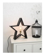 Star Trading - Bordsstjärna LYSeKIL 48cm Svart