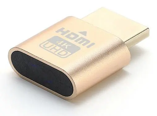 Virtuell display 4k hdmi ddc edid dummy plug