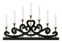 Adventsljusstake Nightfall Svart