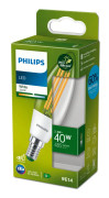 Philips Kronljus och klotlampa, 2,3 W, 40 W, E14, 485 LM, 50000 h, Vit