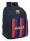 Skolryggsäck F.C. Barcelona Rödbrun Marinblå 32 x 42 x 15 cm