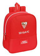 Skolryggsäck Sevilla Fútbol Club Röd (22 x 27 x 10 cm)