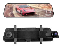 Smart Backkamera och Dashcam inbyggd i 10" Backspegel, GPS Stöd, 1080p HD, Inspelning, Nightvision