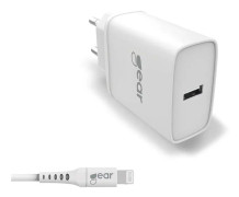 Gear 220V/2.4A Lightning väggladdare 665093
