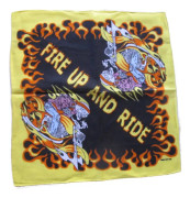 Bandana Scarf Fire up and Ride