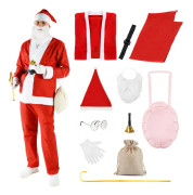 Jultomtens utklädningsset + tillbehör – juloutfit
