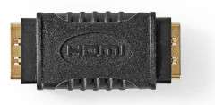 HDMI™ Adapter | HDMI™ Hona | HDMI™ Hona | Guldplaterad | Rak | ABS | Svart | 1 st. | Låda