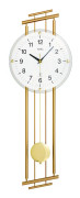 Wall Clock AMS 5315, Quartz, White, Analogue, Modern