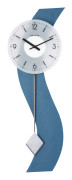 Wall Clock Hermle 71004-Q72200, Quartz, Transparent, Analogue, Modern