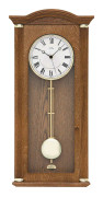 Wall Clock AMS 5014/4, Quartz, White, Analogue, Rustic