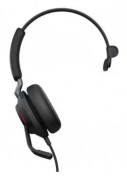 Jabra Evolve2 40, MS Mono Headset Kabel Huvudband Kontor/callcenter USB Type-C Bluetooth Svart