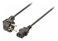 NEDIS strömkabel - Schuko hanvinklad - IEC-320-C13 - 2,0 m - svart