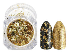 Nail Art Glitter Guld
