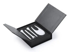 Golftillbehör (4 st) - Golf Tee x 3, Divot, Golfer Presentförpackning Färg - Vit