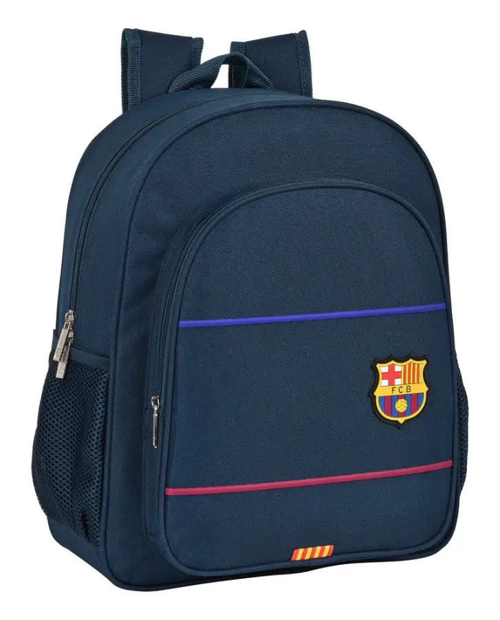 Skolryggsäck F.C. Barcelona Blå (32 x 38 x 12 cm)