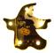 Batteridriven LED Halloween dekorativ bordsskiva design - Häxa