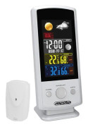 Väderstation inomhus och utomhus Temperatur och luftfuktighet Mesko MS1177Blanco