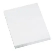 Block 100 ark vita utan linjer A7 L160xB119xH45mm,8 pk x 10 pk/krt
